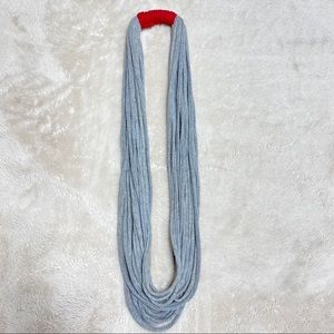 Upcycled T-shirt necklace